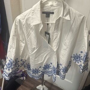 French Connection White Blouse